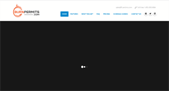 Desktop Screenshot of burnpermits.com